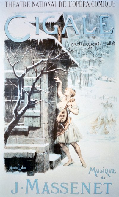 Cigale, Ballet by Jules Massenet by Maurice Leloir